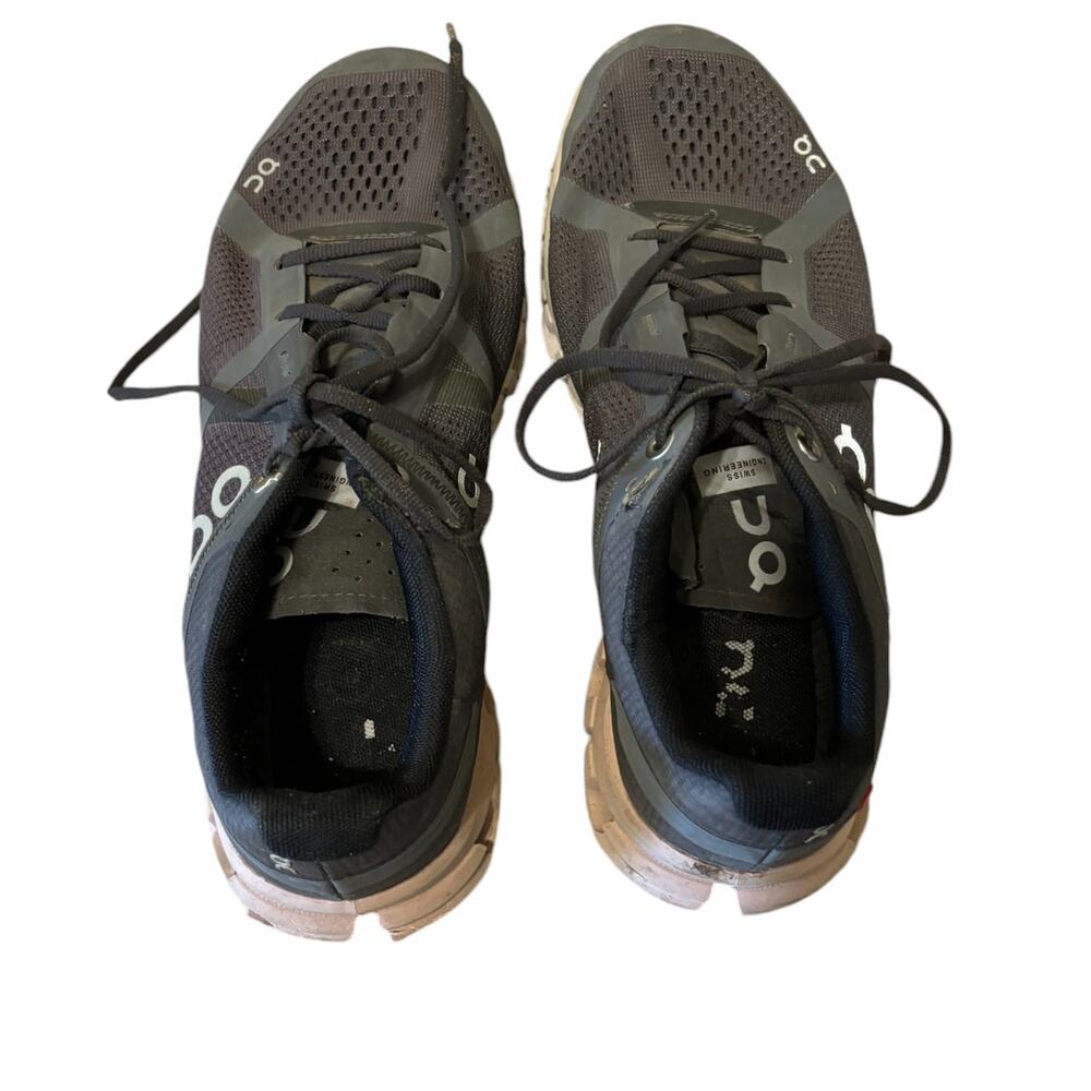 On Running Women's Sneakers - Black and Tan - Picture 8 of 10